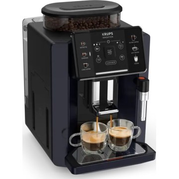 Krups - Automatische Kaffeemaschine mit Milchbehälter SENSATION 1450W/230V schwarz