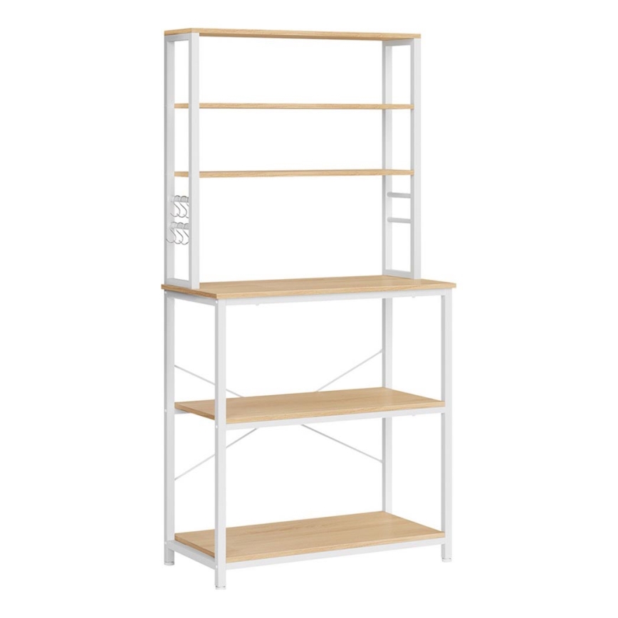 Küchenregal MARGE braun/weiß