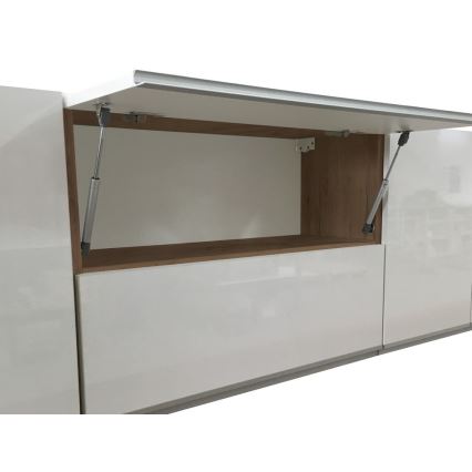 Küchenzeile MARINA 180 cm Craft-Eiche/Weiß Hochglanz