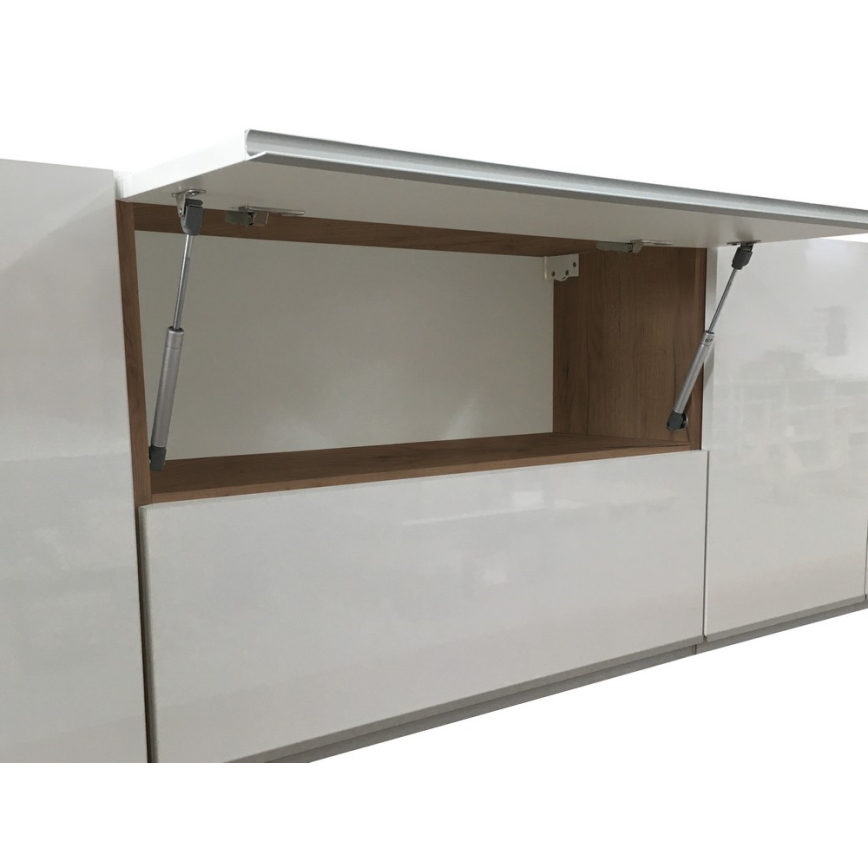 Küchenzeile MARINA 180 cm Craft-Eiche/Weiß Hochglanz