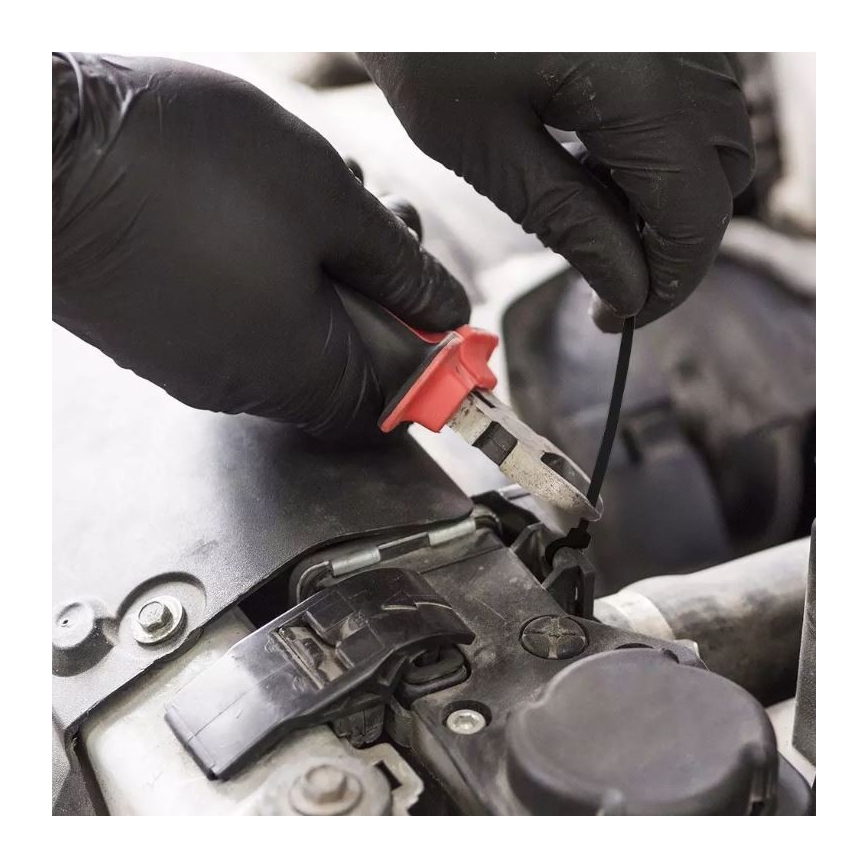 Kunststofffaltbänder 3,5x200mm 100Stk schwarz