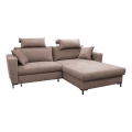 L-förmiges Klapp-Ecksofa mit Stauraum HORTA rechts rosa