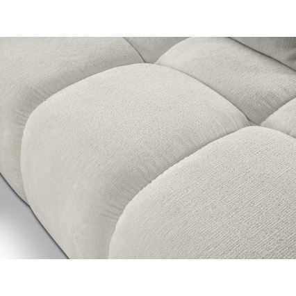 L-förmiges, klappbares Eck-Polstersofa mit Stauraum ALMADA links beige