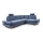 L-förmiges, klappbares Eck-Polstersofa mit Stauraum AVESTA rechts blau
