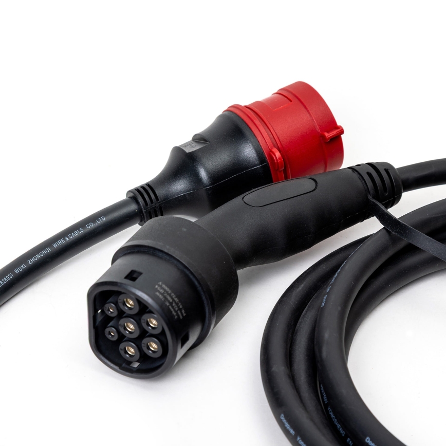 Ladestation für Elektrofahrzeuge Typ 2 5 m 22 kW 16 A IP54 Tuya