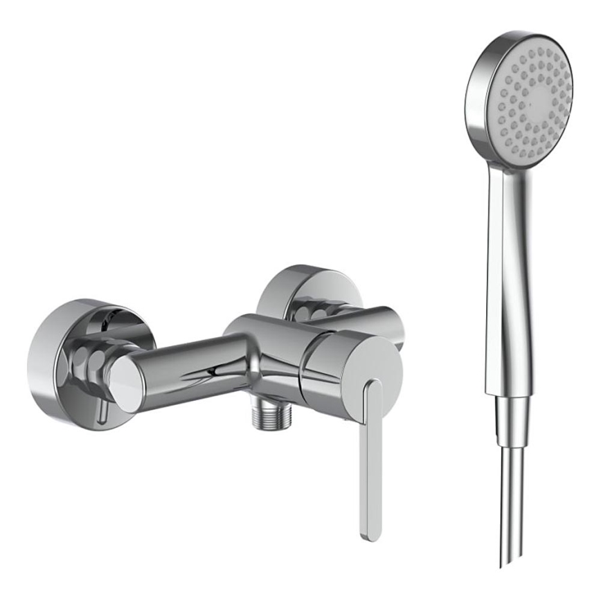 LAUFEN H3310810041311 - Dusch-Set mit Armatur LUA glänzendes Chrom