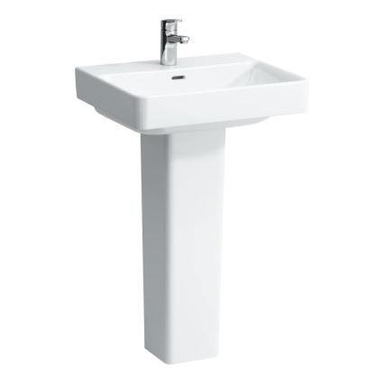 LAUFEN H8109620001041 - PRO Waschbecken für Aufsatz- oder Wandmontage, 55 x 46,5 cm, Keramik/weiß