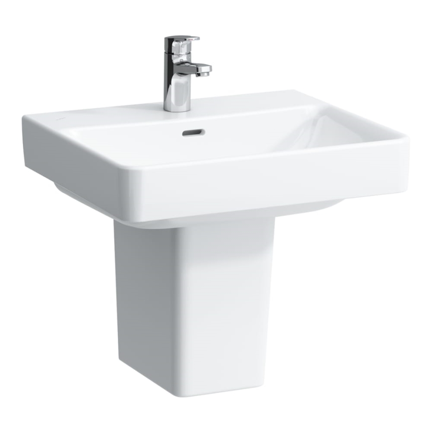 LAUFEN H8109620001041 - PRO Waschbecken für Aufsatz- oder Wandmontage, 55 x 46,5 cm, Keramik/weiß