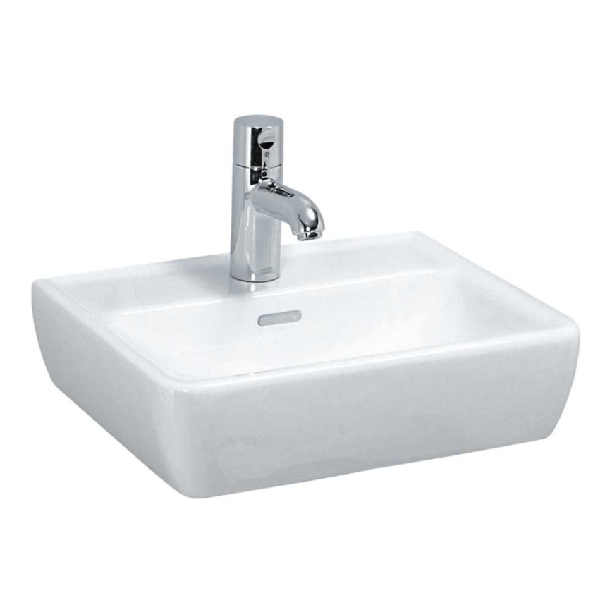LAUFEN H8119510001041 - PRO Waschbecken, Aufsatz- oder wandhängend, 45 x 34 cm, Keramik, Weiß