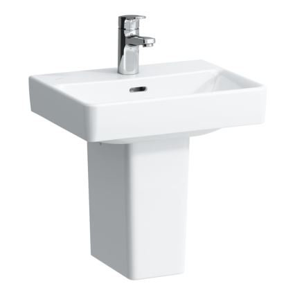 LAUFEN H8159610001041 - PRO Aufsatz-/Wandwaschbecken 45 × 34 cm, Keramik, weiß