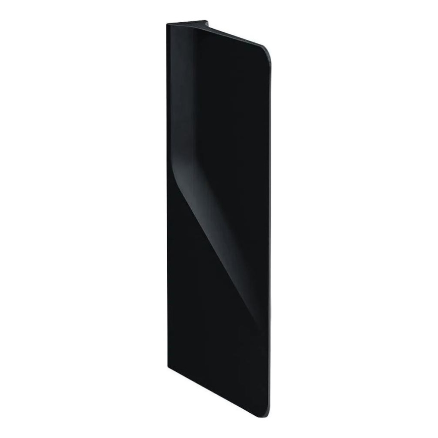 LAUFEN H8472800200001 - Urinal-Trennwand VAL 69x37 cm Keramik/Hochglanz-Schwarz