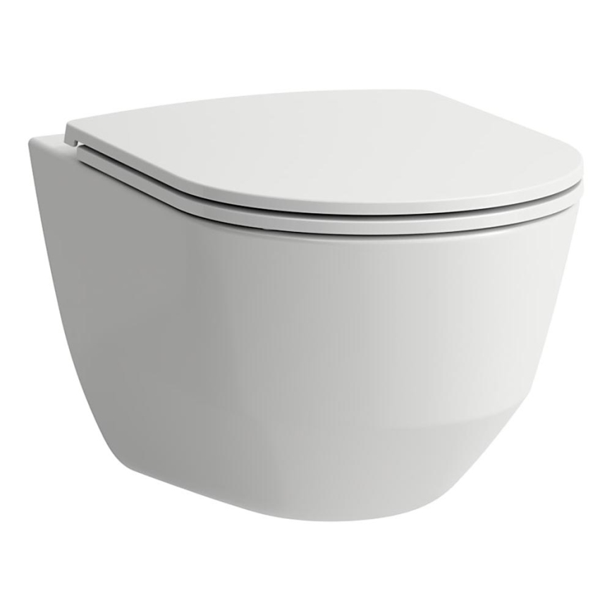 LAUFEN H8669570000001 - Wandhängendes WC PRO Keramik/weiß + WC-Sitz SoftClose PRO Duroplast/weiß