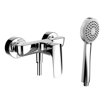 LAUFEN HF500750100600 - Dusch-Set mit Armatur LAURIN glänzendes Chrom