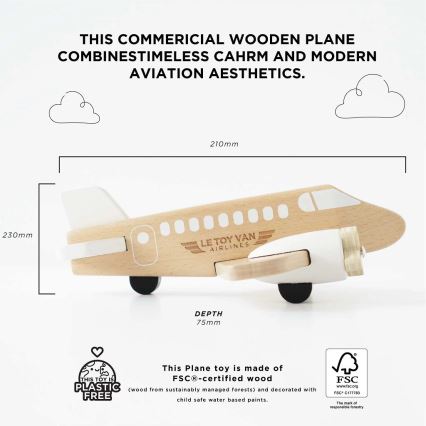 Le Toy Van - Holzflugzeug