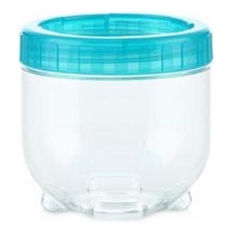 Lebensmittelbehälter INTERLOCK 0,5 l türkis/klar