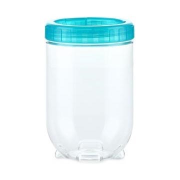 Lebensmittelbehälter INTERLOCK 0,7 l türkisfarben/klar