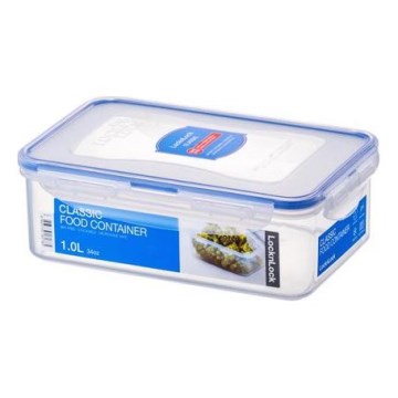 Lebensmittelbehälter LOCK 1 l blau/klar