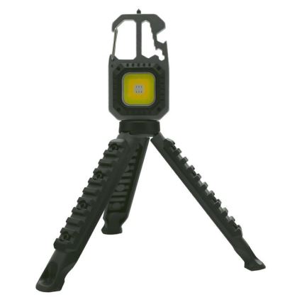 LED wiederaufladbare multifunktionale Taschenlampe mit Ständer LED/USB-C 400 mAh