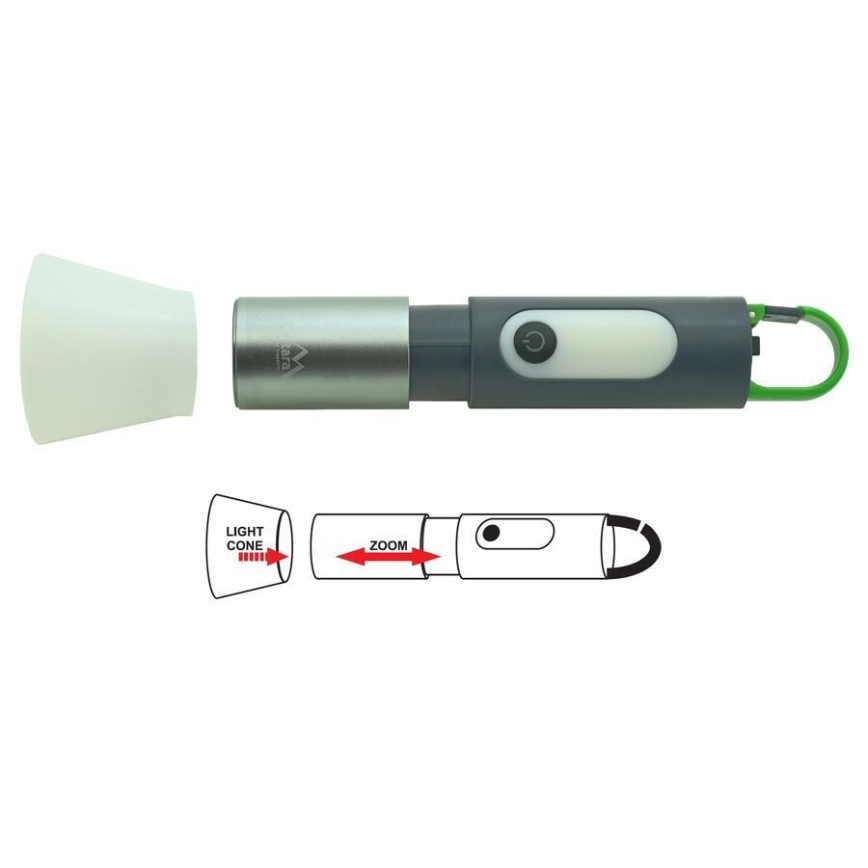 LED Akku-Taschenlampe LED/10W/3,7V 750 lm 10h 1500 mAh