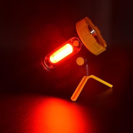 LED Wiederaufladbare Taschenlampe LED/5W/4000mAh + LED/3W