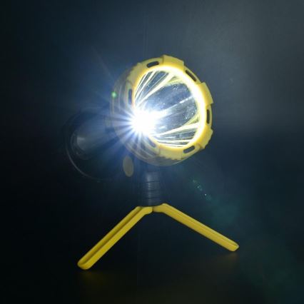 LED Wiederaufladbare Taschenlampe LED/5W/4000mAh + LED/3W