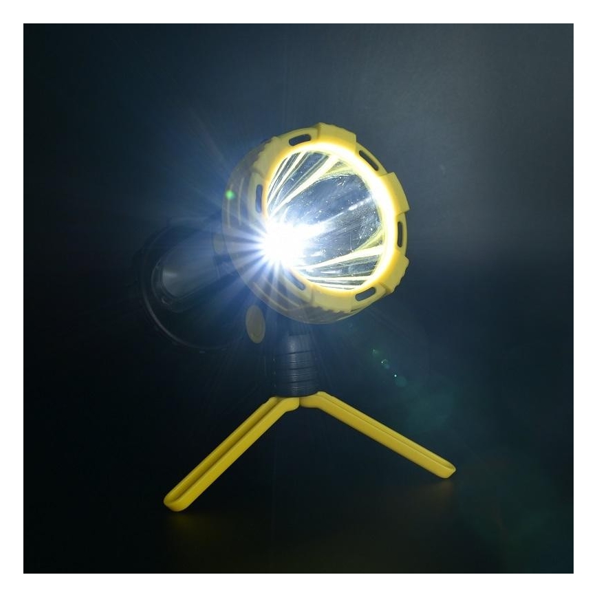 LED Wiederaufladbare Taschenlampe LED/5W/4000mAh + LED/3W