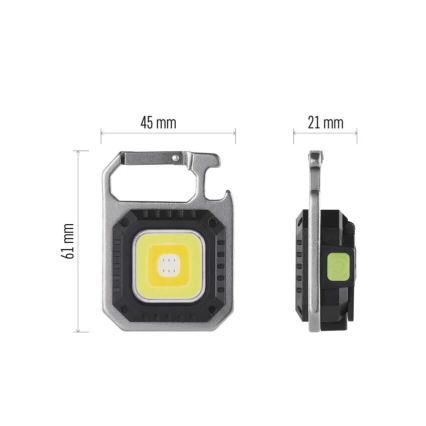 LED-Akku-Taschenlampe LED/USB/3,7V 750 lm 500 mAh