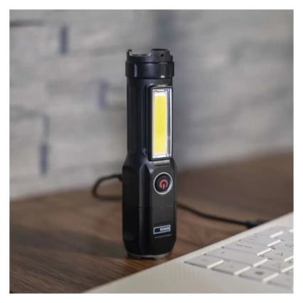 LED Akku-Taschenlampe LED/USB/3,7V IP44 150 lm 1200mAh