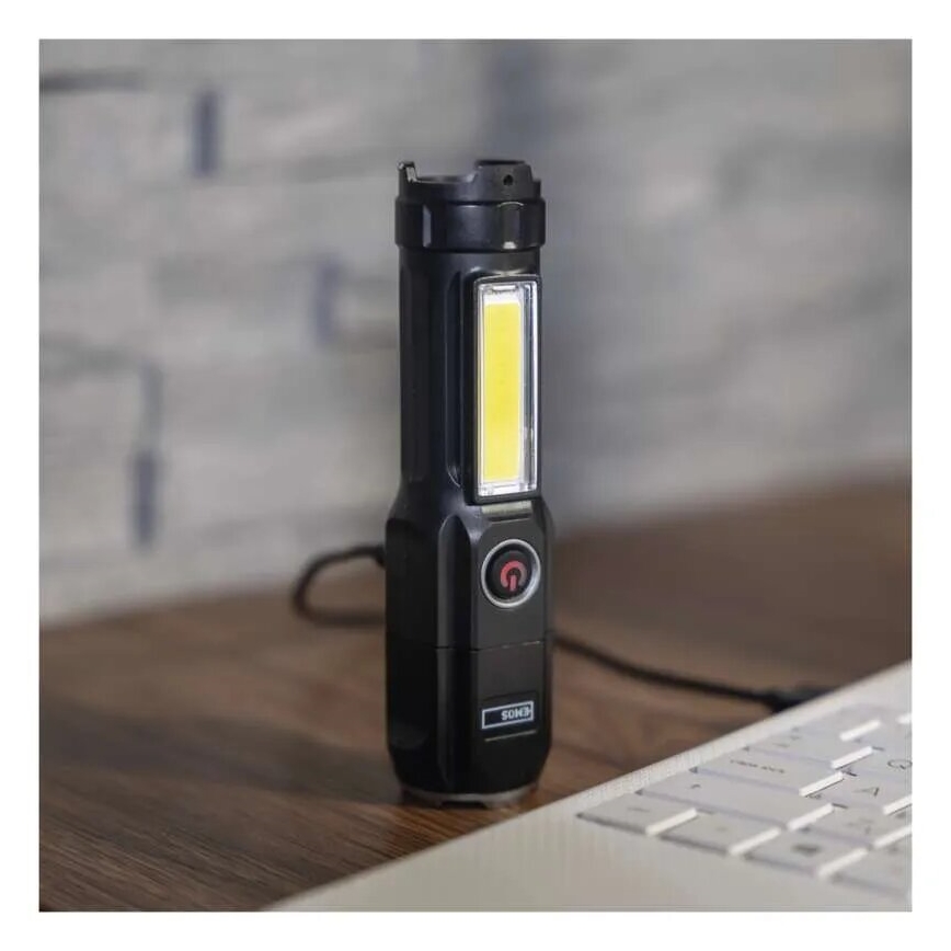 LED Akku-Taschenlampe LED/USB/3,7V IP44 150 lm 1200mAh