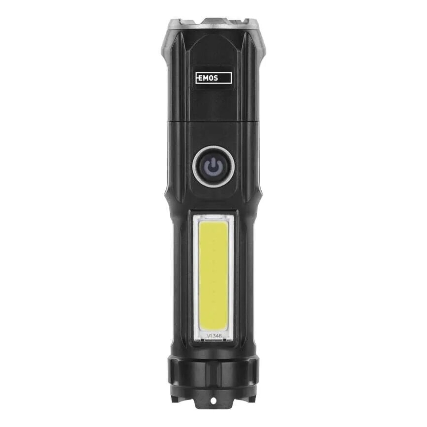 LED Akku-Taschenlampe LED/USB/3,7V IP44 150 lm 1200mAh