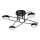 LED-Anbauleuchte 4xLED/7W/230V 3000-6000K d 60 cm schwarz