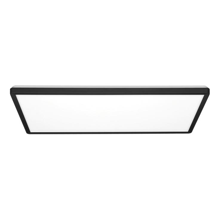 LED Aufbaupanel NIVERA LED/32W/230V IP54 3000/4000/6000K 29,5x59,5 cm schwarz