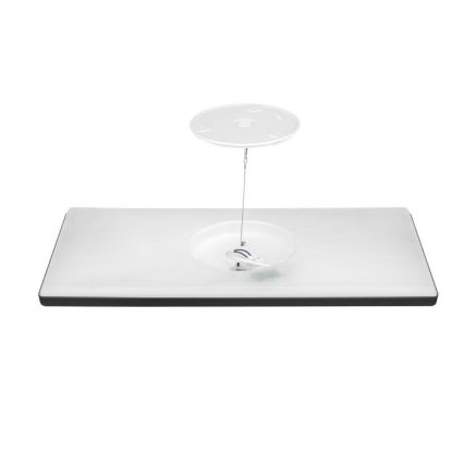LED Aufbaupanel NIVERA LED/32W/230V IP54 3000/4000/6000K 29,5x59,5 cm schwarz