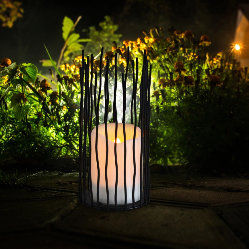 LED Außen-Dekorationsleuchte NYBORG LED/2xAA 22 cm IP44 warmweiß
