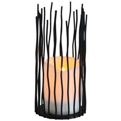 LED Außen-Dekorationsleuchte NYBORG LED/2xAA 22 cm IP44 warmweiß