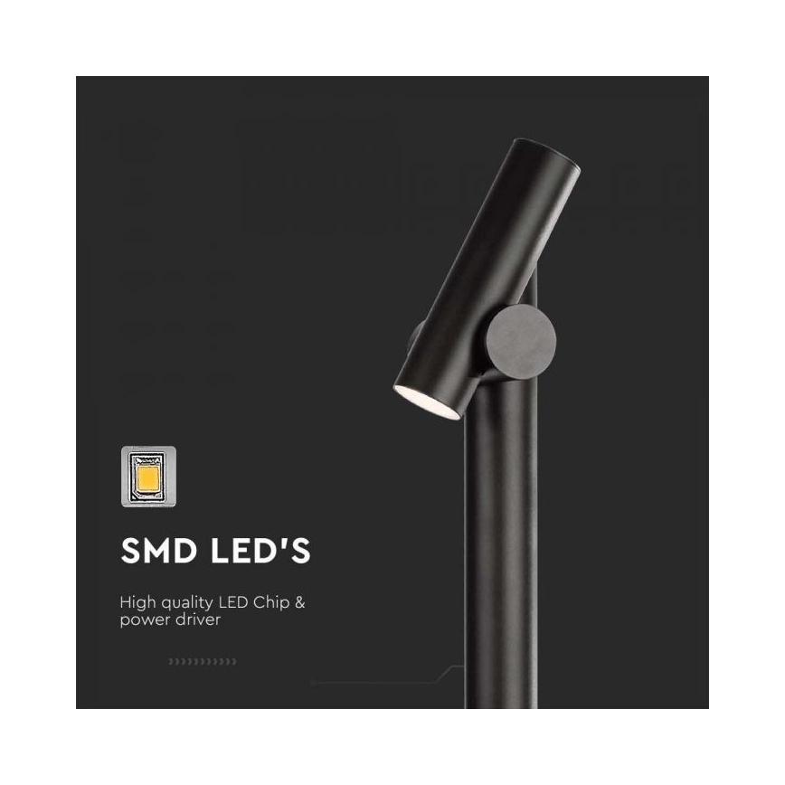 LED Außen-Flexlampe LED/4W/230V 4000K IP44 100 cm schwarz