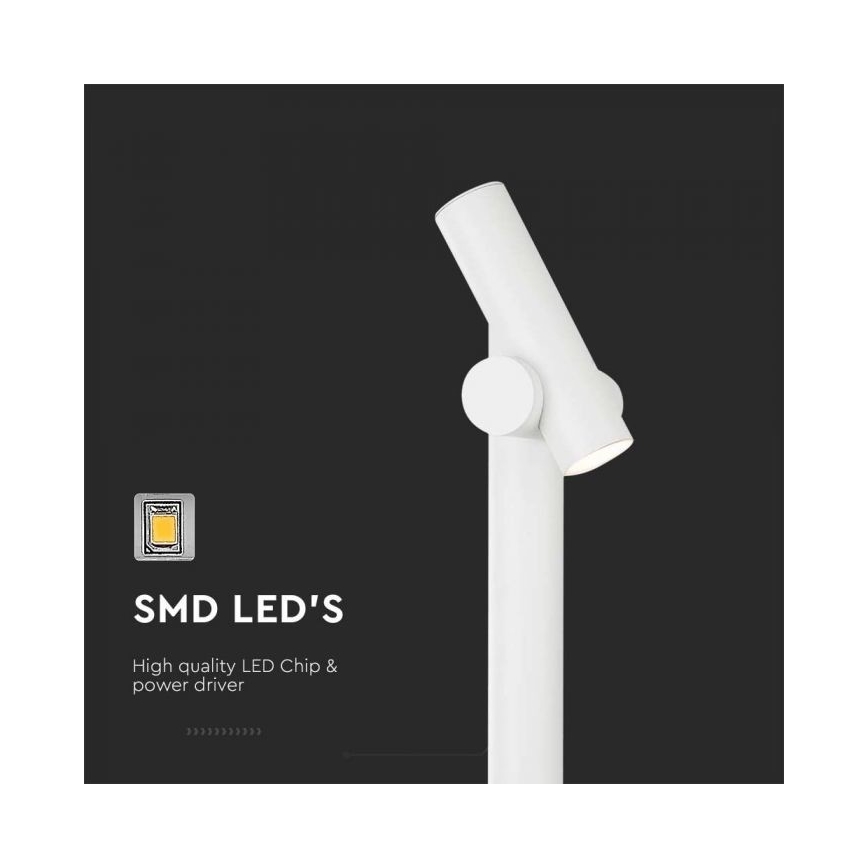 LED Außenflexlampe LED/4W/230V 4000K IP44 100 cm Weiß