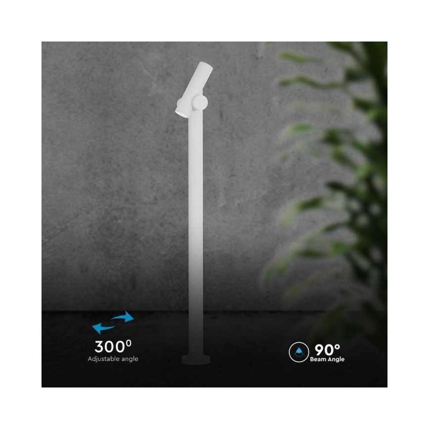 LED Außenflexlampe LED/4W/230V 4000K IP44 100 cm Weiß