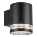 LED Außen-Solar-Wandleuchte mit Sensor LED/1W/3,7V 3000K IP54 1200 mAh Schwarz