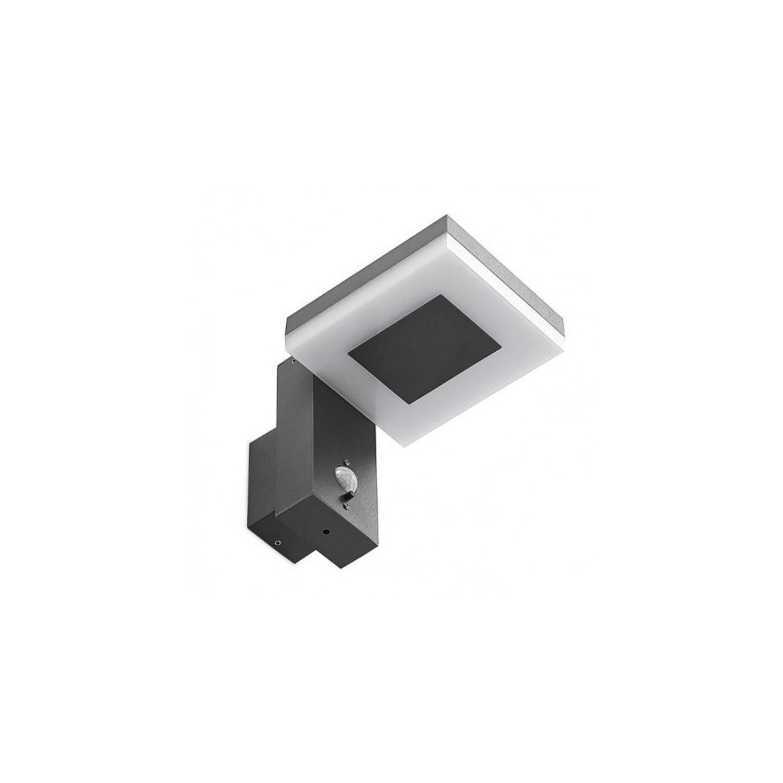 LED Außen-Solar-Wandleuchte mit Sensor LED/5,5W/3,7V 3000K IP54 2200 mAh