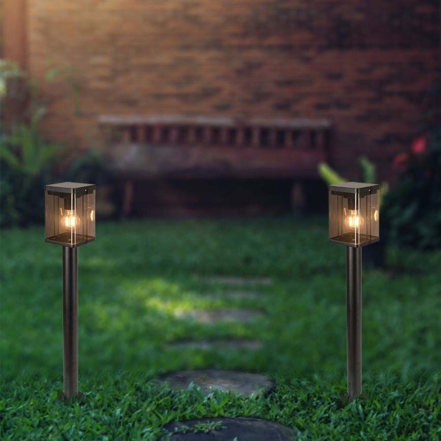 LED Außen-Solarleuchte mit Sensor LED/2,5W/3,7V 3000K IP54 2000 mAh Schwarz