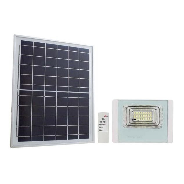 LED Außen-Solarstrahler LED/12W/3,2V IP65 6400K 20000 mAh + Fernbedienung