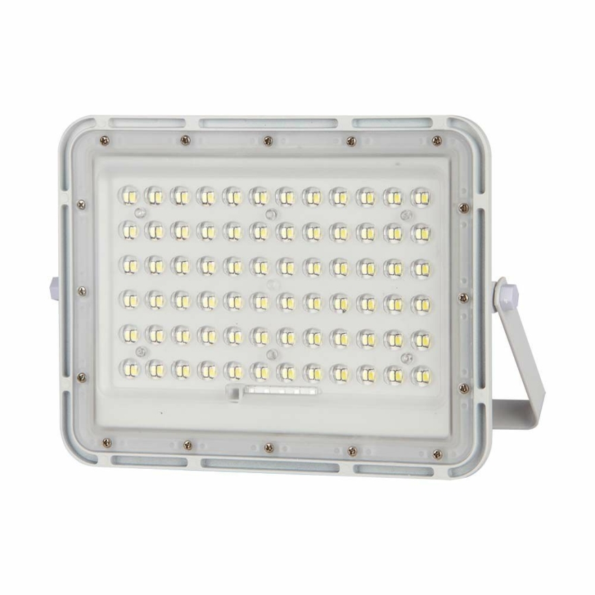 LED Außen dimmbarer Solarstrahler LED/15W/3,2V IP65 6400K 12000 mAh Weiß + Fernbedienung