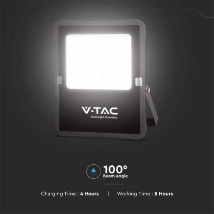 LED Außen-Solarstrahler LED/20W/3,2V 6400K IP65 15000 mAh + Fernbedienung