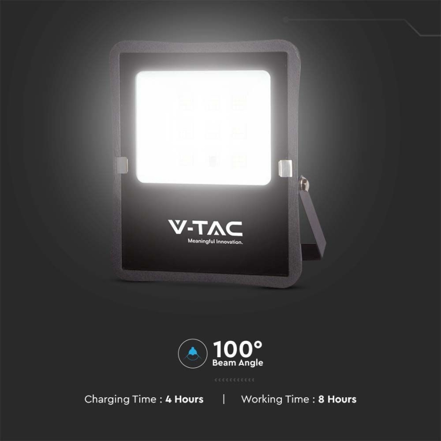 LED Außen-Solarstrahler LED/20W/3,2V 6400K IP65 15000 mAh + Fernbedienung