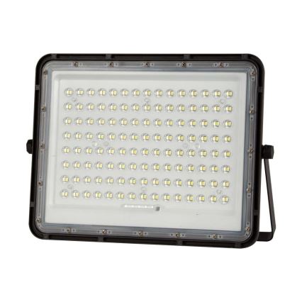 LED Außen-Solarstrahler LED/20W/3,2V 6400K Schwarz IP65 16000 mAh + Fernbedienung