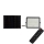 LED Außen-Solarstrahler LED/20W/3,2V 6400K Schwarz IP65 16000 mAh + Fernbedienung