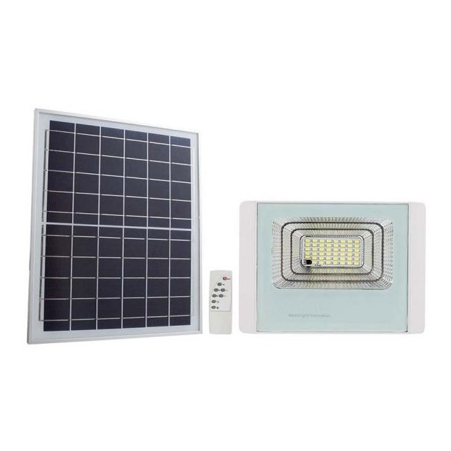 LED Außen-Solarstrahler LED/20W/3,2V IP65 4000K 20000 mAh + Fernbedienung
