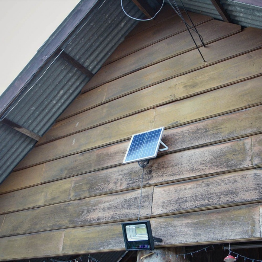 LED Außen-Solarstrahler LED/40W/10V IP65 6000K 20000 mAh + Fernbedienung