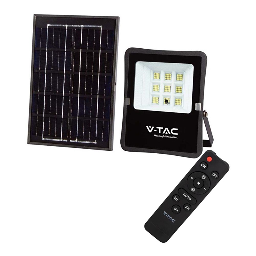 LED Außen-Solarstrahler LED/6W/3,2V 4000K IP65 5000 mAh + Fernbedienung